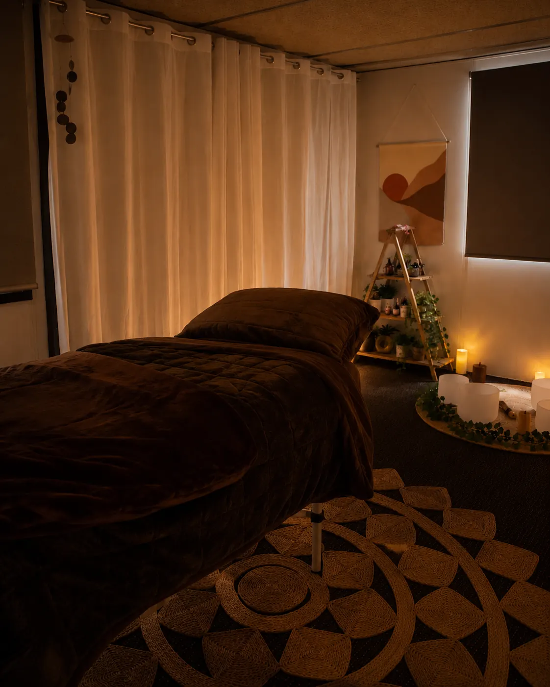 An unhurried intuitive massage session in the Perth studio